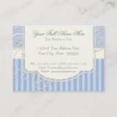  Antiek Rozen Floral Bouquet Moderne Swirls Visitekaartje (Achterkant)