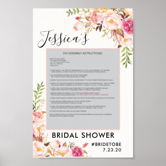 Antiek rozen foto rekwisiet posterlijst poster (Voorkant)