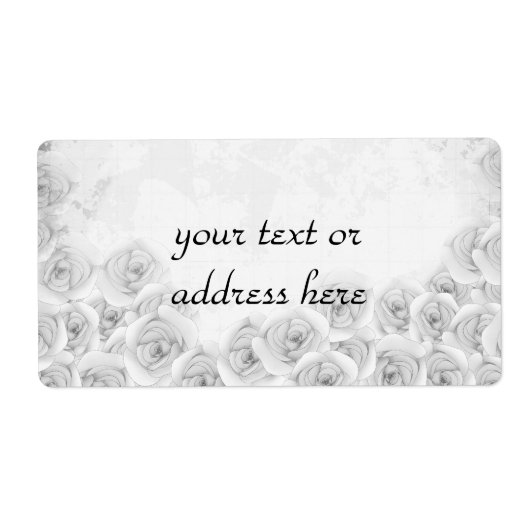 Antiek rozen grote labels (Voorkant)