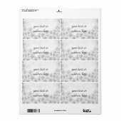 Antiek rozen grote labels (Full Sheet)