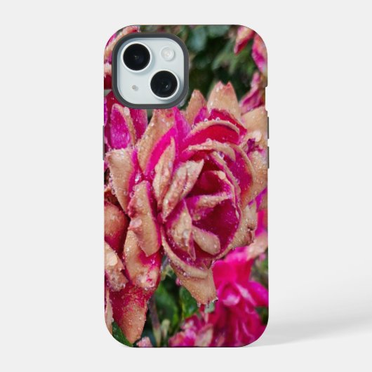 Antiek Rozen iPhone 15 Case (Achterkant)
