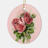  Antiek Rozen Keramisch Ornament (Links)