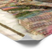 Antiek  Rozen meisje Poster (Hoek)