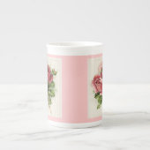  Antiek Rozen Porselein Kop (Voorkant)