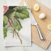 Antiek Rozen Theedoek (Quarter Fold)