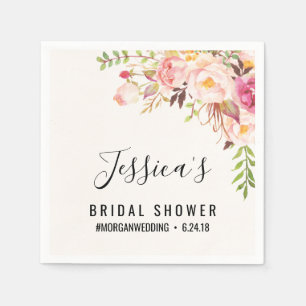 Antiek Rozen Vrijgezellenfeesten servetten