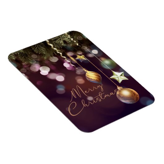 Antiek Ruby Merry kerstfoto Magnet Magneet (Rechterzijde)