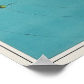  Antiek ruimte voor blauw zonnesysteem Poster (Hoek)