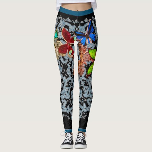 ANTIEK RUIMTEPATROON MET LEGGINGS VOOR BUTTERFLIES (Voorkant)