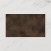 Antiek rustieke Metal-Look Visitekaartjes (Achterkant)