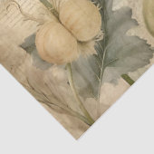 Antiek rustieke papavers Ephemera Decoupage Tissuepapier (Detail)