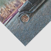  Antiek Rustige zwarte oude kooi Tissuepapier (Detail)