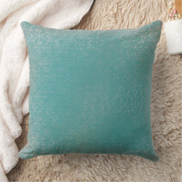 Antiek Rustisch Blauwgroen Lace Pattern Kussen