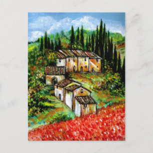 ANTIEK RUSTISCHE VILLAGE IN TUSCANY BRIEFKAART