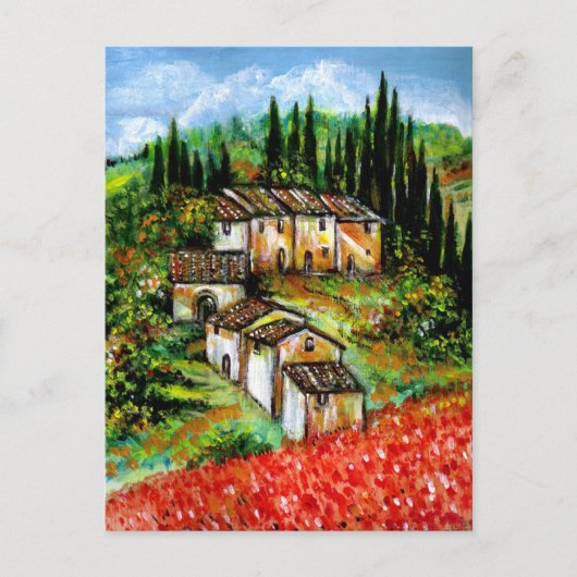 ANTIEK RUSTISCHE VILLAGE IN TUSCANY BRIEFKAART (Voorkant)
