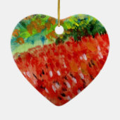 ANTIEK RUSTISCHE VILLAGE IN TUSCANY KERAMISCH ORNAMENT (Achterkant)