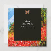 ANTIEK RUSTISCHE VILLAGE IN TUSCANY, rood blauw zw Kaart (Achterkant)