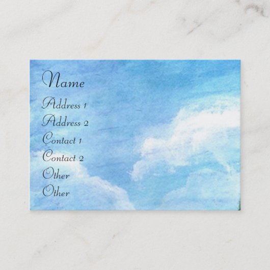 ANTIEK RUSTISCHE VILLAGE IN TUSCANY VISITEKAARTJE (Voorkant)