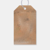 Antiek Rustische vogel Cadeaulabel (Achterkant)