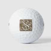 Antiek S-monogram Golfballen (Voorkant)