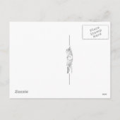  Antiek Santa Christmas Briefkaart (Achterkant)