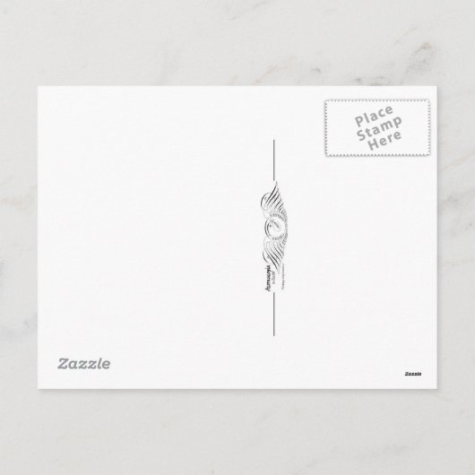  Antiek Santa Christmas Briefkaart (Achterkant)