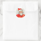 Antiek Santa Kerst sticker (Tas)