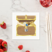 Antiek schatkist papier servetten (Insitu)