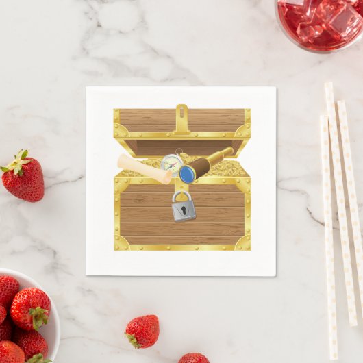 Antiek schatkist papier servetten (Insitu)