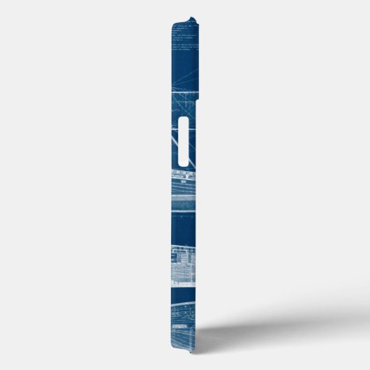 Antiek scheepsblauwdruk I Case-Mate iPhone Case (Achterkant / Rechts)