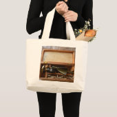 Antiek scheepslog grote tote bag (Voorkant (product))
