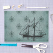 Antiek Scheepvaart Tissuepapier (Craft)