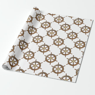 Antiek scheprad cadeaupapier