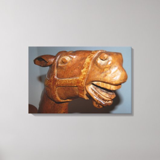 Antiek schommelstoel canvas afdruk (Voorkant)