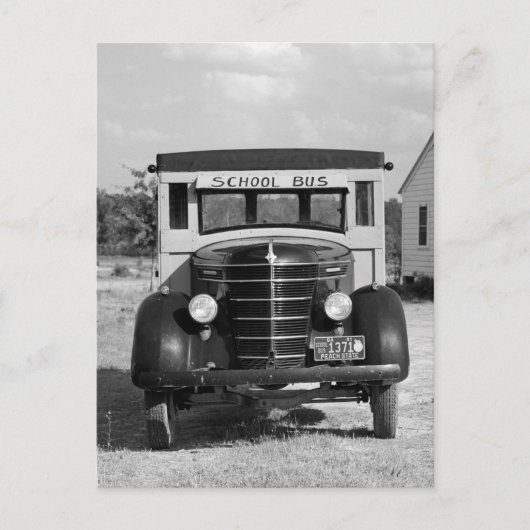 Antiek School Bus, Greensboro, Georgia, 1941 Briefkaart (Voorkant)