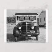 Antiek School Bus, Greensboro, Georgia, 1941 Briefkaart (Voorkant)