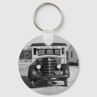 Antiek School Bus, Greensboro, Georgia, 1941 Sleutelhanger