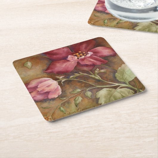 Antiek schoonheid I Kartonnen Onderzetters (Schuin)