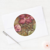 Antiek schoonheid I Ronde Sticker (Envelop)