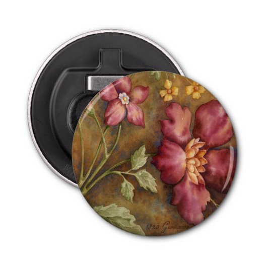 Antiek schoonheid II Button Flesopener (Voorkant)