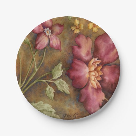 Antiek schoonheid II Papieren Bordje (Voorkant)