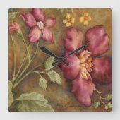 Antiek schoonheid II Vierkante Klok (Voorkant)