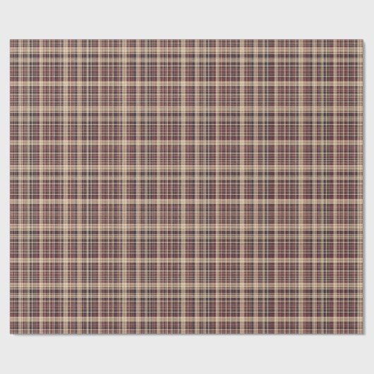 Antiek Schots tartan inpakpapier (Vlak)