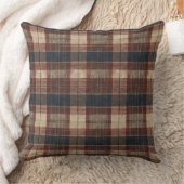 Antiek Schotse tartan Kussen (Deken)