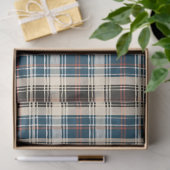 Antiek Schotse tartan Tissuepapier (Geschenk)