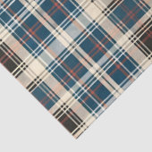 Antiek Schotse tartan Tissuepapier (Detail)