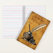 Antiek schrijfgereedschappen notitieboek (Binnen)