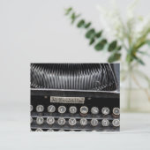 Antiek schrijfmachine 2 briefkaart (Staand voorkant)