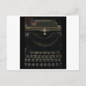 Antiek schrijfmachine briefkaart (Voorkant)