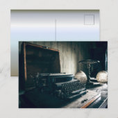 Antiek schrijfmachine Briefkaart (Voorkant / Achterkant)